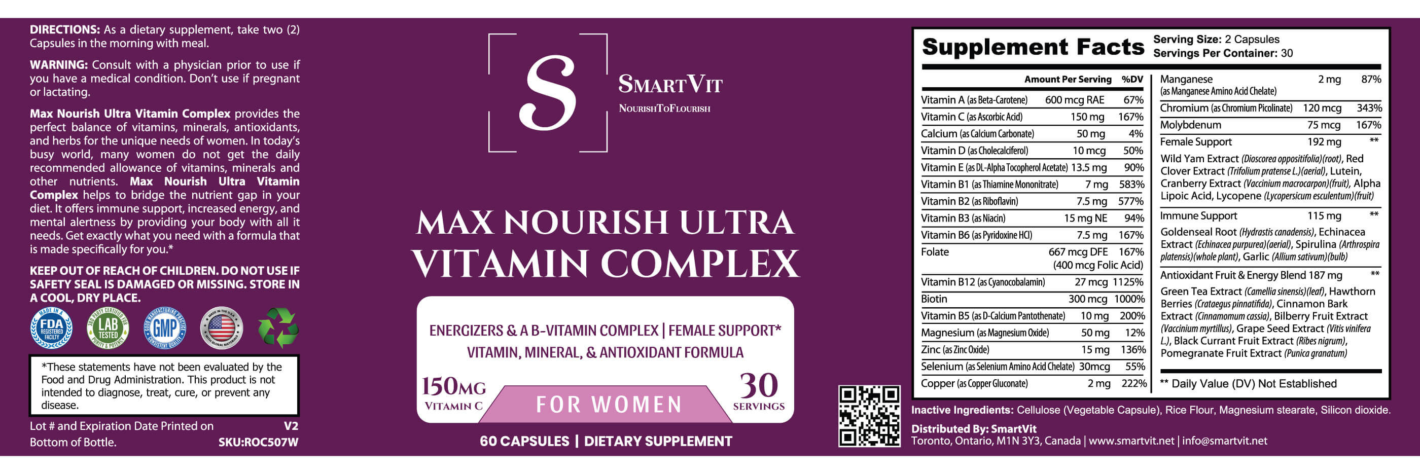 Max Nourish Ultra Vitamin For Women