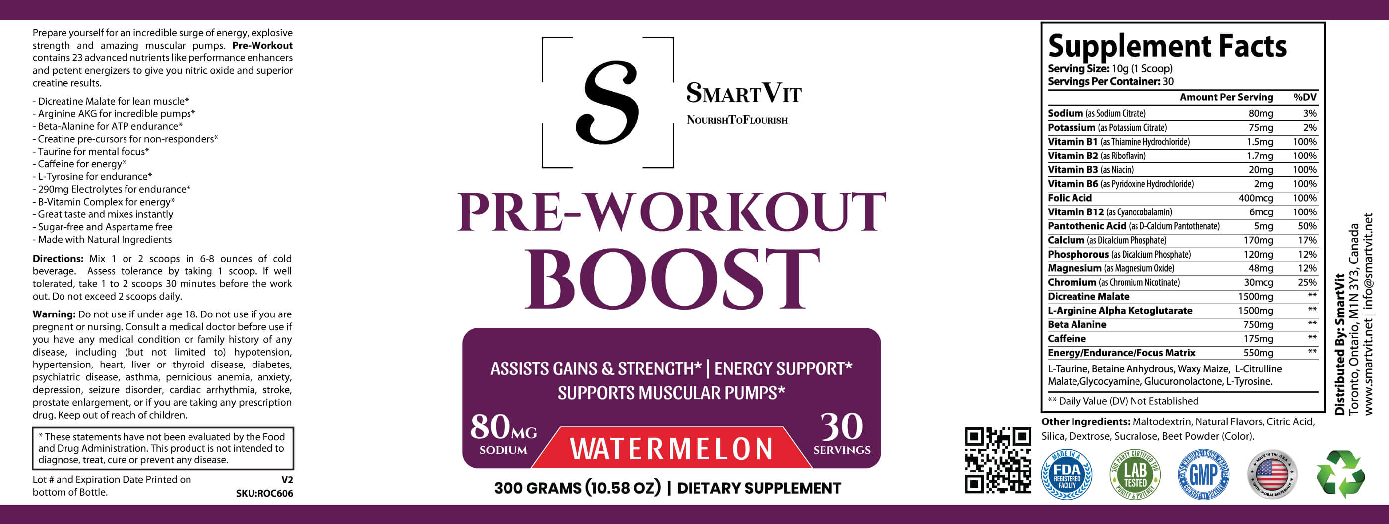 Pre-Workout Boost Blend